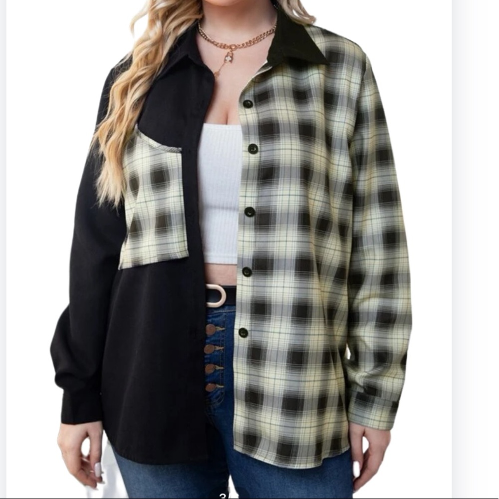 Plaid Blouse